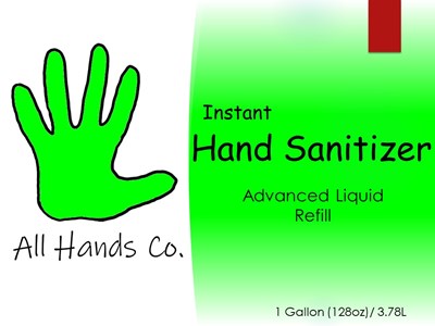 Ndc: 77163-616-01 Retail Front Label (All Hands 1 Gallon Label)